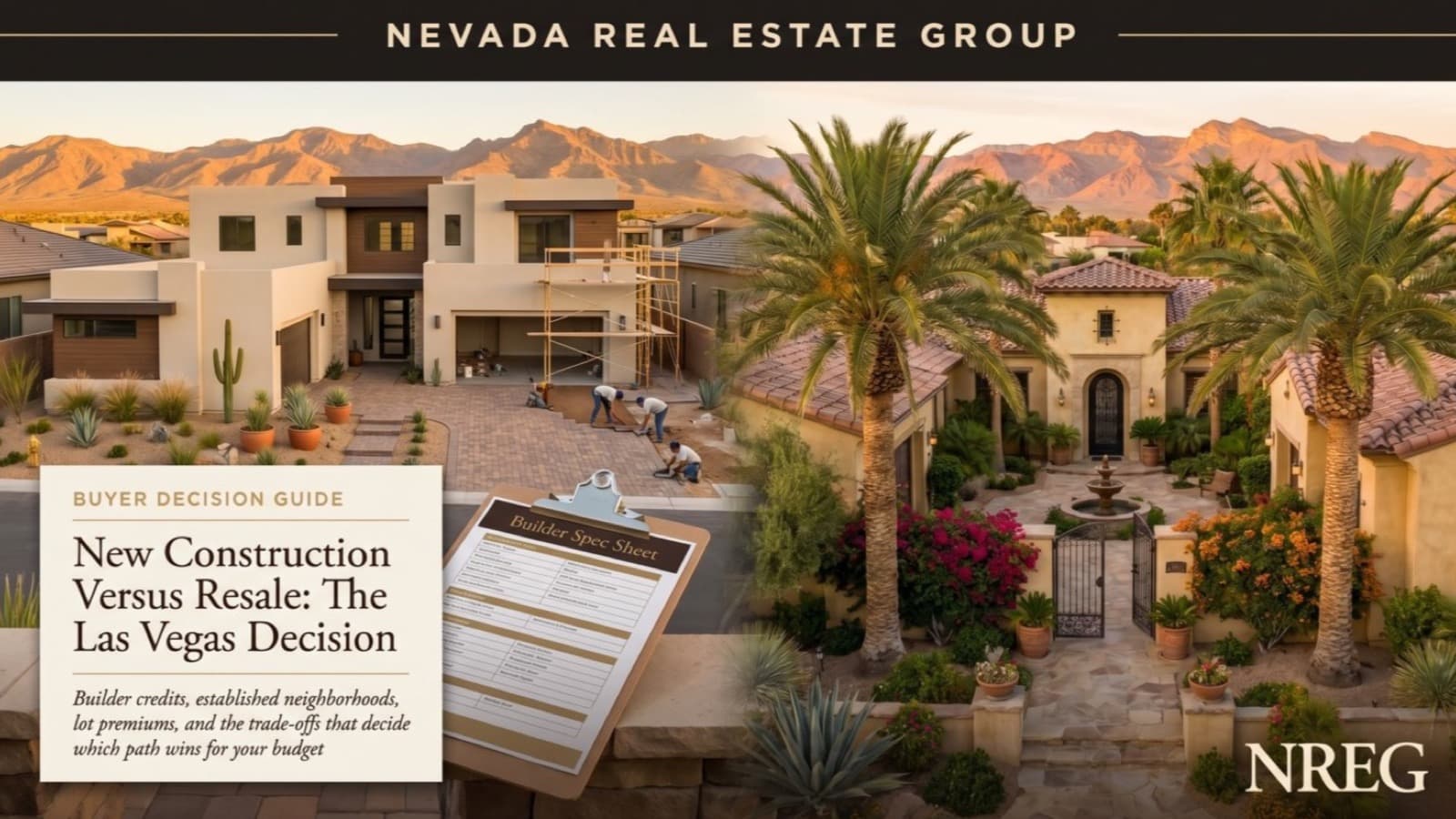 New Construction vs. Resale in Las Vegas: The 2026 Decision
