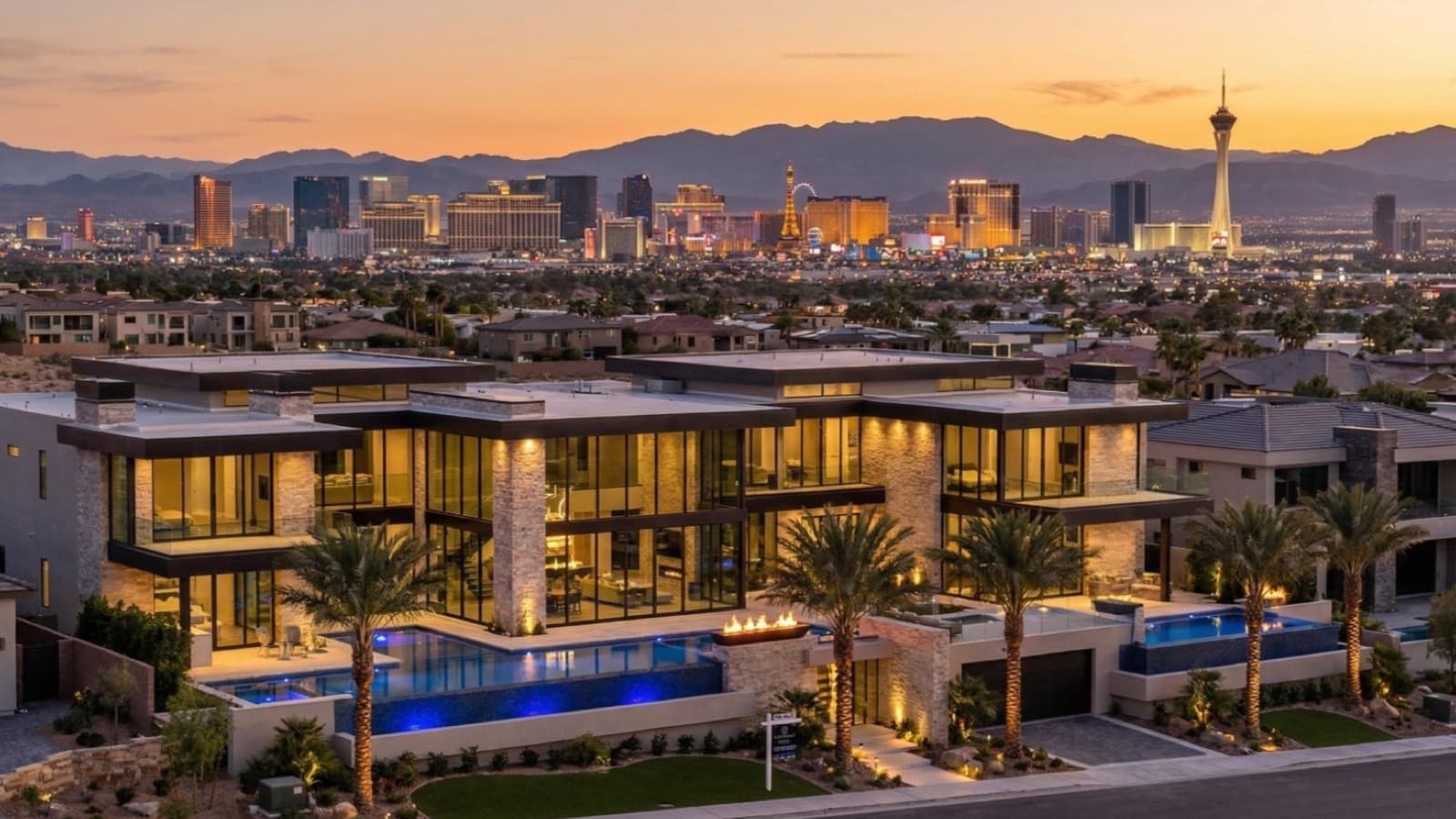 Las Vegas skyline at twilight representing the top real estate agents serving the Las Vegas metropolitan area in 2026