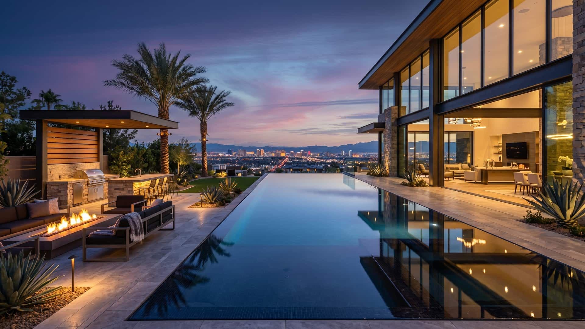 Las Vegas valley aerial — zip code map guide