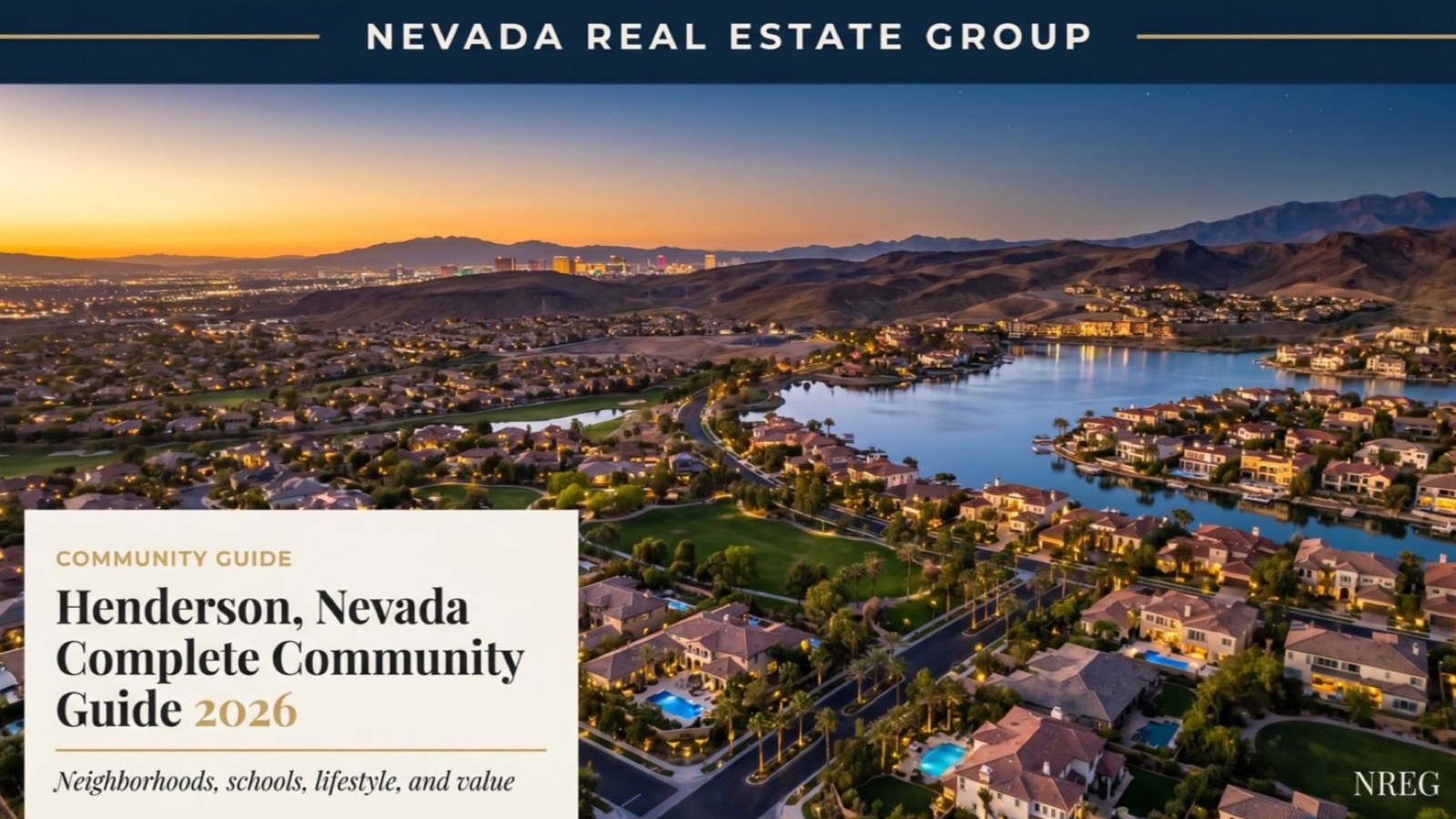 Henderson Nevada master-planned community homes with mountain backdrop 2026
