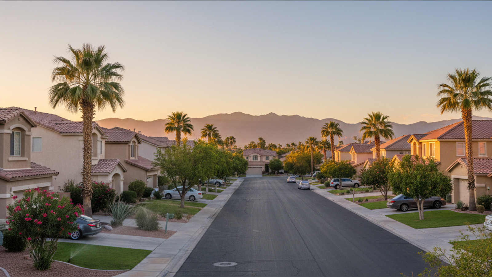 Las Vegas residential neighborhood illustrating Clark County property tax assessment zones 2026
