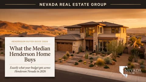Henderson Median Home Price: What You Get 2026
