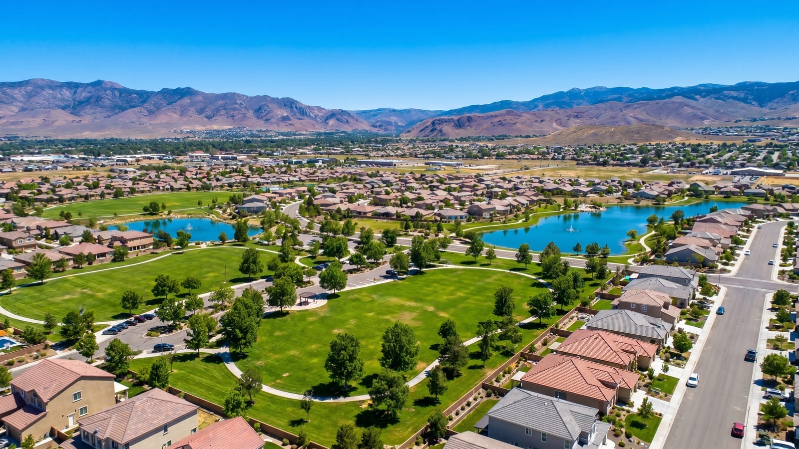 Safe family-friendly Spanish Springs Sparks neighborhood with parks and Sierra views, 2026